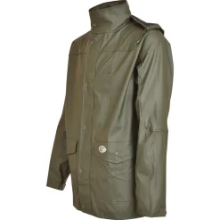 PERCUSSION VESTE IMPERSOFT CARNIER KAKI>Homme Vestes & Manteaux De Chasse·Vestes Imperméables