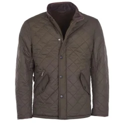 BARBOUR VESTE MATELASSEE POWEL OLIVE>Homme Vêtements Barbour·Vestes Matelassées Barbour