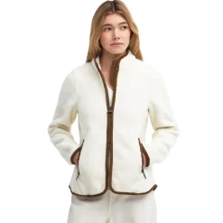 BARBOUR VESTE POLAIRE FEMME LAVEN PERLE>Femme Vêtements Barbour·Vestes Matelassées Barbour Femme
