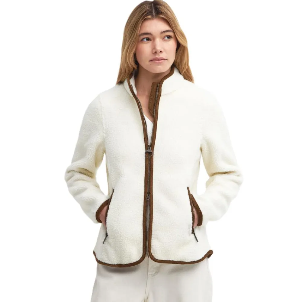 BARBOUR VESTE POLAIRE FEMME LAVEN PERLE>Femme Vêtements Barbour·Vestes Matelassées Barbour Femme