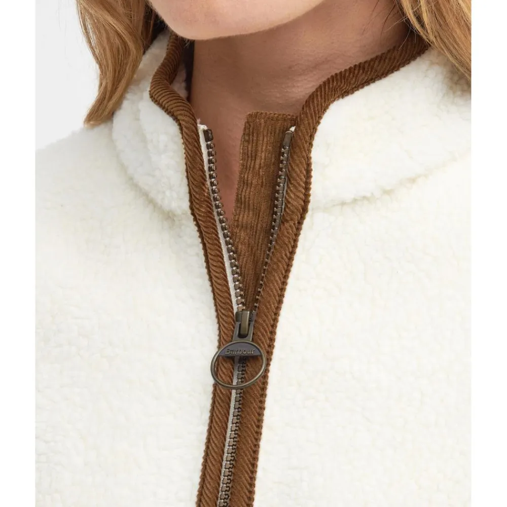 BARBOUR VESTE POLAIRE FEMME LAVEN PERLE>Femme Vêtements Barbour·Vestes Matelassées Barbour Femme