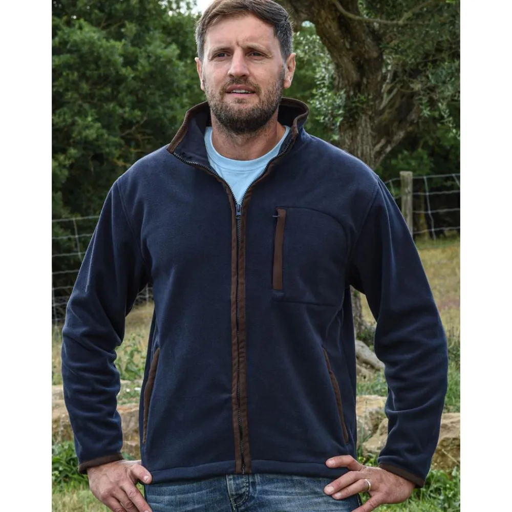 KALAHARI VESTE POLAIRE HANS MARINE>Homme Vestes Et Gilets·Vestes Polaires