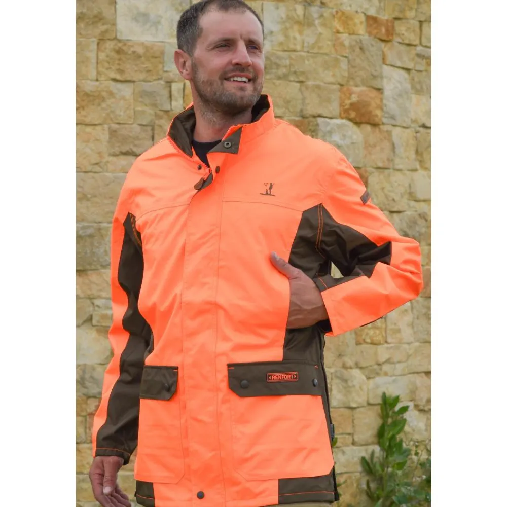 PERCUSSION VESTE RENFORT BLAZE>Homme Vêtements & Accessoires Blaze·Vestes De Traque Epi Orange Fluo