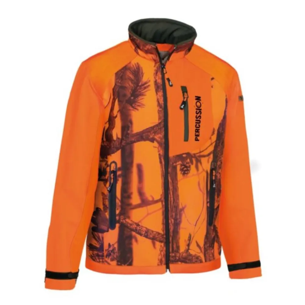 PERCUSSION VESTE SOFTRACK BLAZE>Homme Vêtements & Accessoires Blaze·Vestes De Traque Epi Orange Fluo