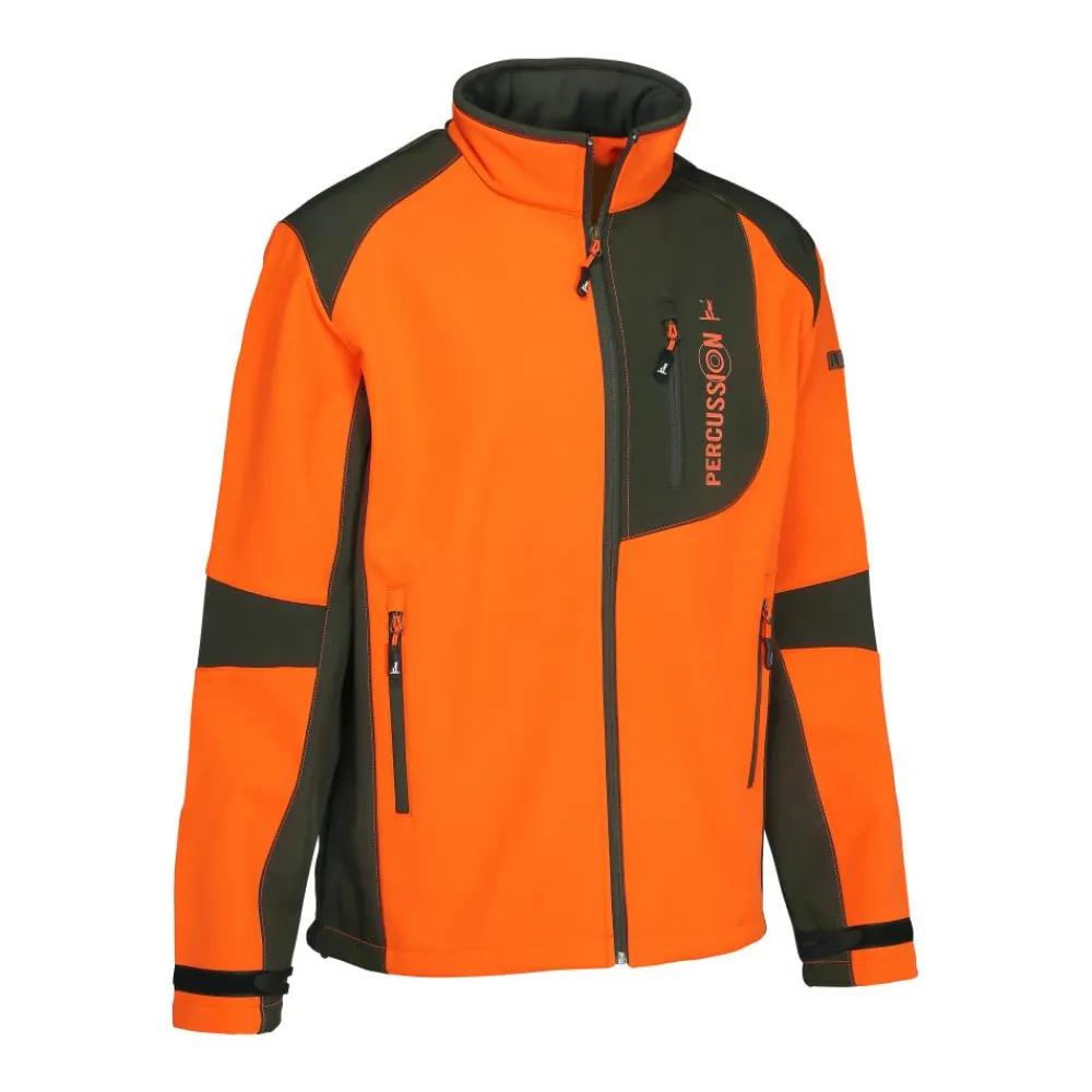 PERCUSSION VESTE SOFTSHELL BLAZE>Homme Vêtements & Accessoires Blaze·Vestes Softshell Epi Orange Fluo