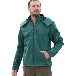 BARTAVEL VESTE SOFTSHELL DAKOTA VERT>Homme Vestes Et Gilets·Vestes Softshell