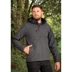 LMA VESTE SOFTSHELL TREILLIS GRISE>Homme Vêtements De Travail·Vestes Et Blousons De Travail