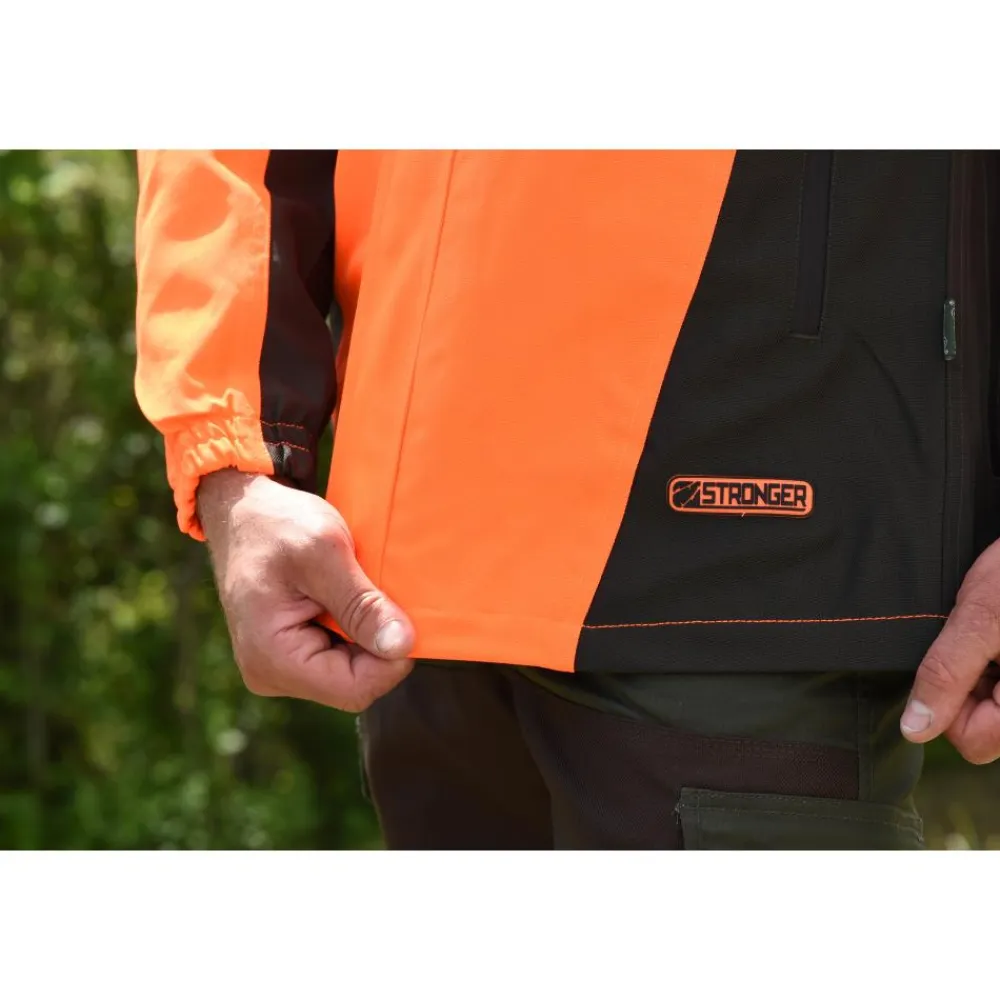 PERCUSSION VESTE TRAQUE STRONGER EVO>Homme Vêtements & Accessoires Blaze·Vestes De Traque Epi Orange Fluo
