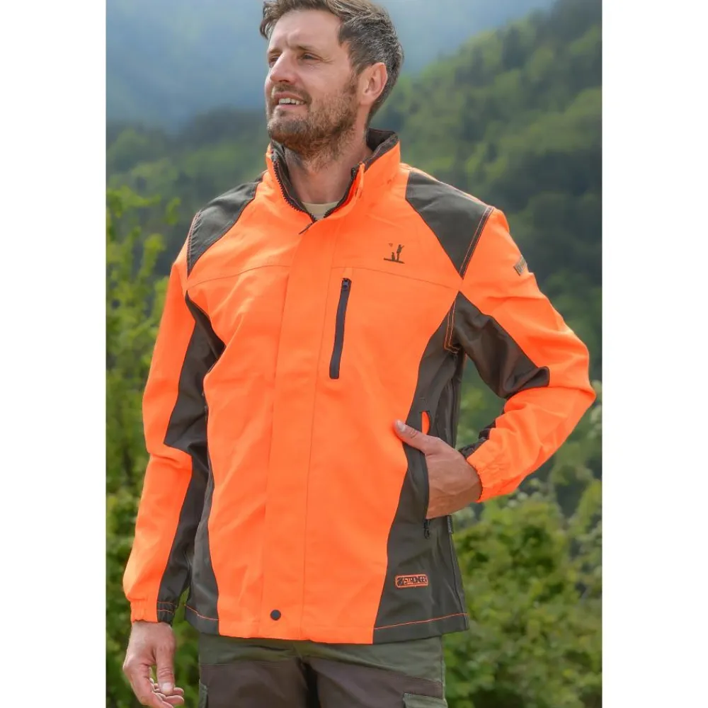 PERCUSSION VESTE TRAQUE STRONGER EVO>Homme Vêtements & Accessoires Blaze·Vestes De Traque Epi Orange Fluo