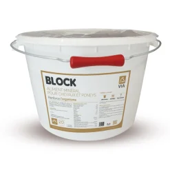 VIA BLOCK SEAU 20 KG> Aliments Complémentaires·Aliments Complémentaires Minéraux|Compléments Alimentaires·Compléments Minéraux Cmv Et Amv