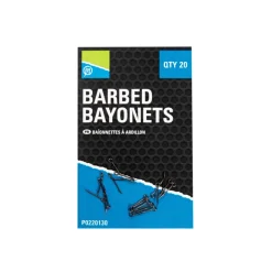 PRESTON VRILLES A APPATS BARBED BAYONETS X 20> Accessoires Pêche Au Feeder·Accessoires Feeder Preston